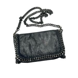 BELLA PELLE Italian leather clutch and crossbody Stella McCartney style